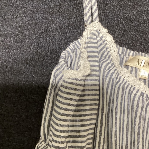 Mine Black and White Striped Maxi Dress - Picture 3 of 6